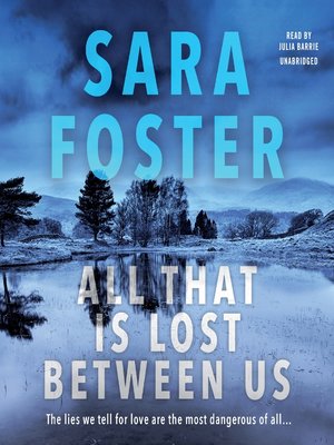 cover image of All That Is Lost between Us